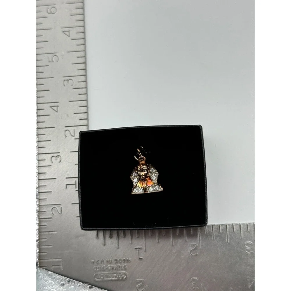 Victoria Wieck‎ MEDA Sterling Silver Gold Tone Sphinx Charm